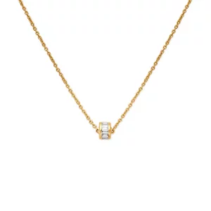 Wheel Motif Diamond Pendant with Chain for Kids