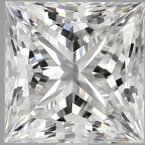 VVS2 3.78 ct PRINCESS Lab-Grown