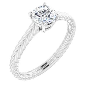 122978 Rope Solitaire Ring