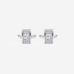 Waterfall Pave Cushion Cufflinks
