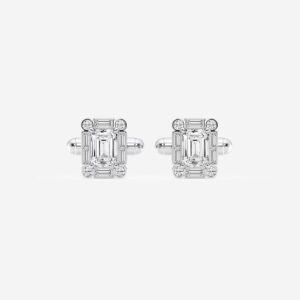 Framed Emerald Cufflinks