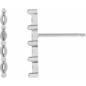 Accented Bar Earrings