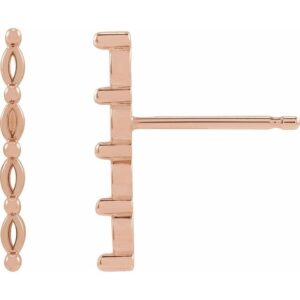 Accented Bar Earrings