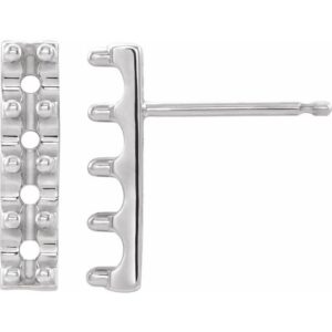 Accented Bar Earrings