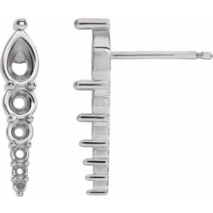 Accented Bar Earrings
