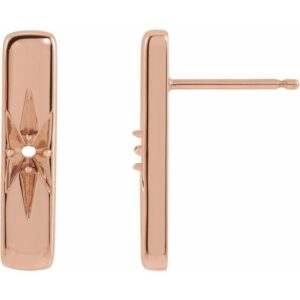 Accented Bar Earrings