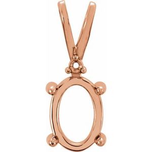 Accented Cabochon Pendant