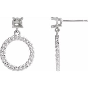 Accented Chain Link Earrings