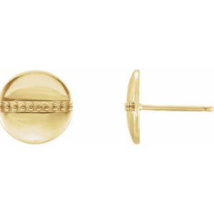 Accented Circle Earrings