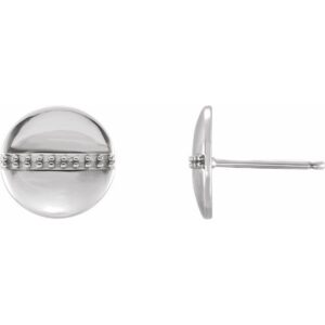 Accented Circle Earrings