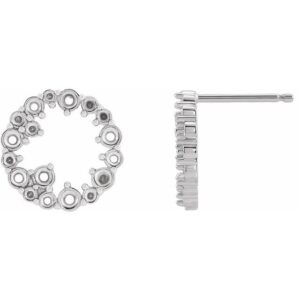 Accented Circle Earrings