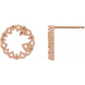 Accented Circle Earrings