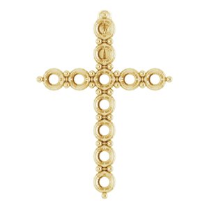 Accented Cross Necklace or Pendant