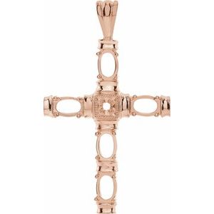 Accented Cross Pendant