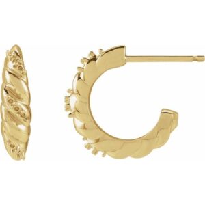 Accented Dome Earrings