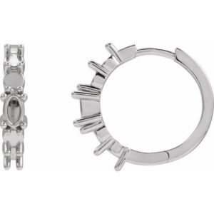 Accented Hoop Earrings