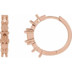 Accented Hoop Earrings