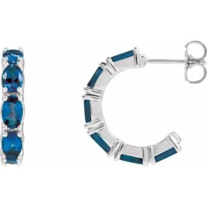 Accented Hoop Earrings