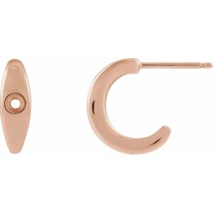 Accented Hoop Earrings