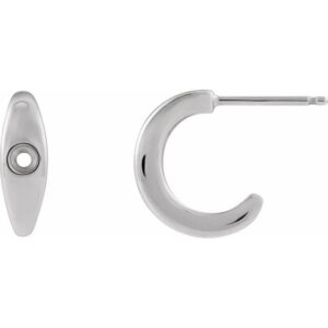 Accented Hoop Earrings