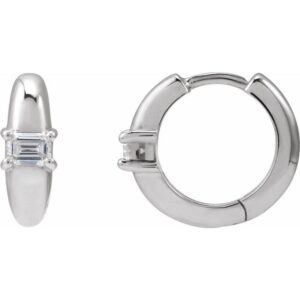 Accented Hoop Earrings