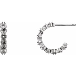 Accented Hoop Earrings