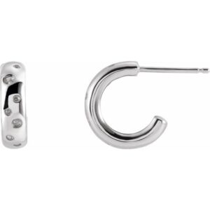 Accented Hoop Earrings