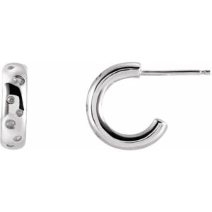 Accented Hoop Earrings