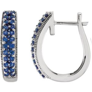 Accented Hoop Earrings