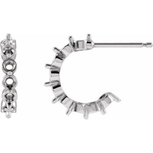 Accented Hoop Earrings