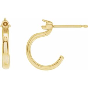 Accented Hoop Earrings