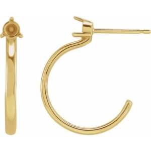 Accented Hoop Earrings