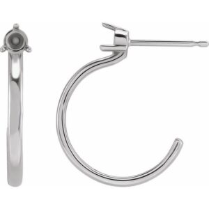 Accented Hoop Earrings