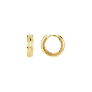 Accented Huggie Earrings