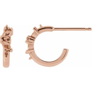 Accented Huggie Earrings