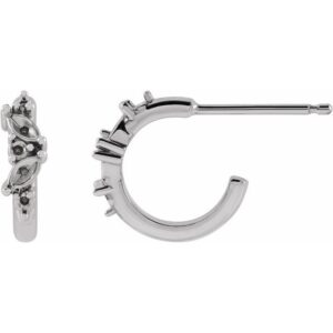 Accented Huggie Earrings