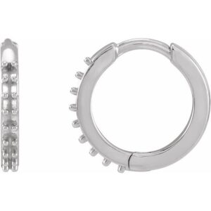 Accented Huggie Earrings