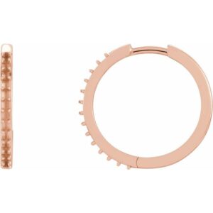 Accented Huggie Earrings