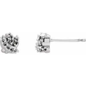 Accented Knot Earrings
