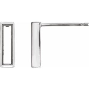 Baguette Bar Earrings
