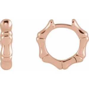 Bamboo Hoop Earrings