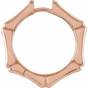 Bamboo Hoop Earrings