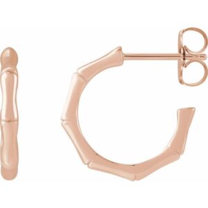 Bamboo Hoop Earrings