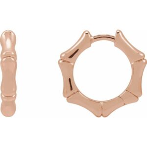 Bamboo Hoop Earrings