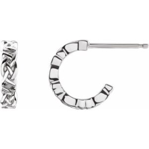 Celtic-Inspired Hoop Earrings