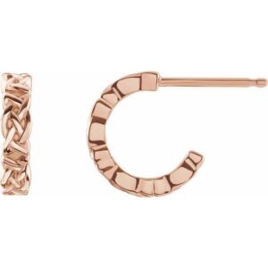 Celtic-Inspired Hoop Earrings
