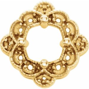 Cushion 4-Prong Vintage-Inspired Earrings