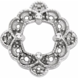 Cushion 4-Prong Vintage-Inspired Earrings