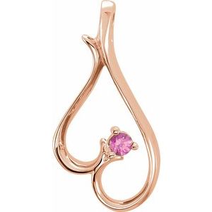 Family Heart Slide Pendant