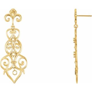Fleur-de-Lis Earrings